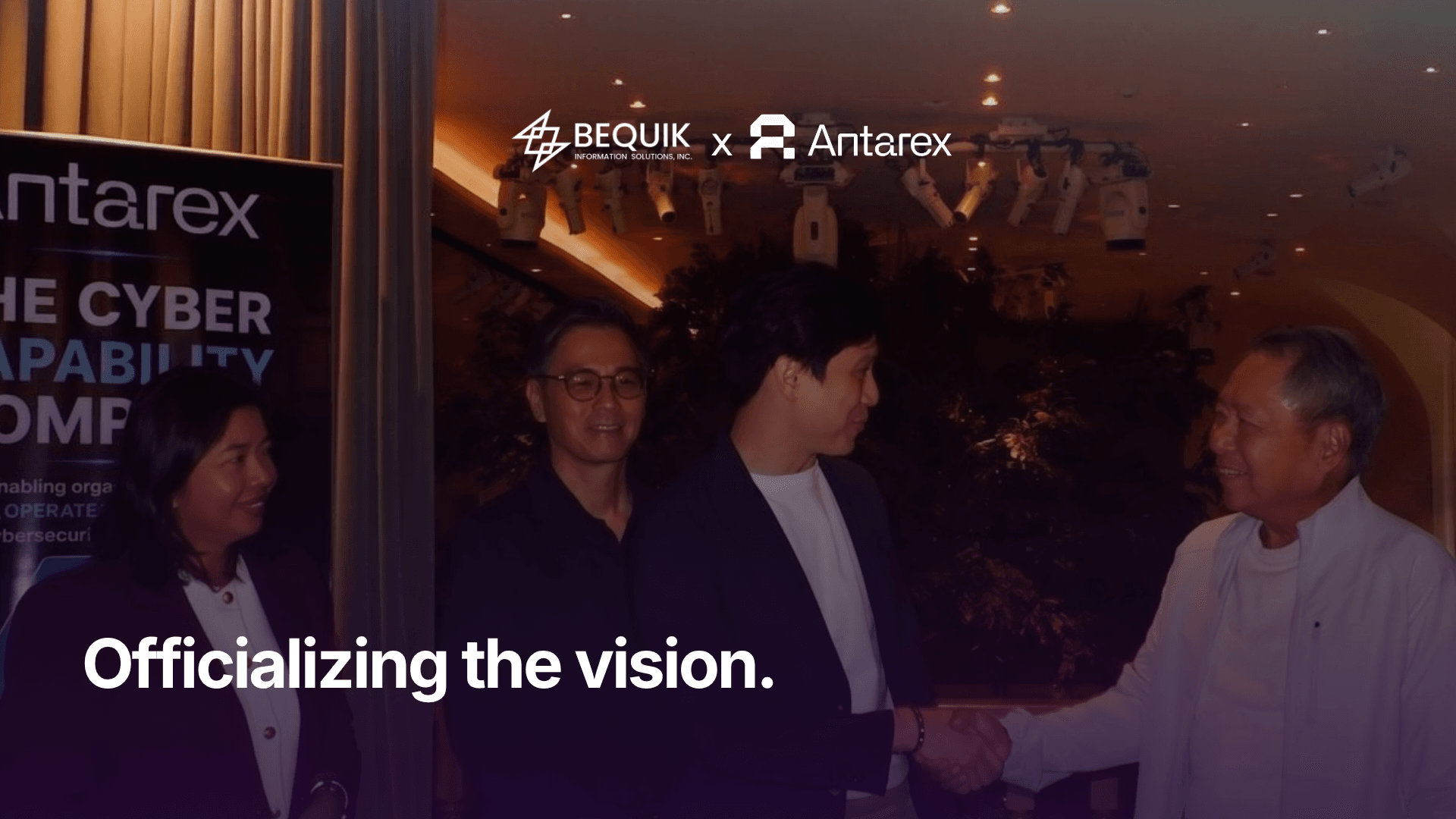 A Toast to New Beginnings: Antarex and Bequik Seal Their Partnership Over Lunch